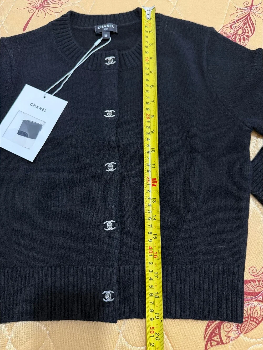 Chanel Black Knit Cardigan